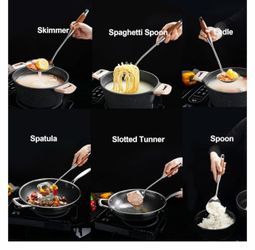 6-Piece Stainless Steel Kitchen Utensil Set