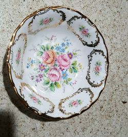 kleiber bavaria hand arbeit 22 karat goldan flage bowl