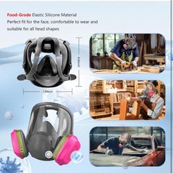 Full Face Respirator Mask, 