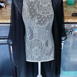 New Black Cardigan Lightweight