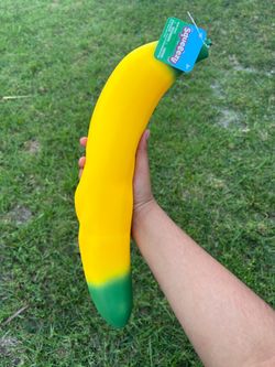 Squeezy Giant Banana Squishy Toy