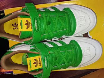 M&M ADIDAS Forum Low Green White SIZE 13 BRAND NEW