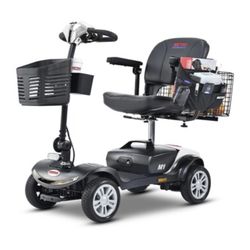 Flynama Four Wheels Compact Travel Mobility Scooter with 300w Motor- Chrome Model #L-P198329  $1655 plus tax at Lowe's website new still in the box