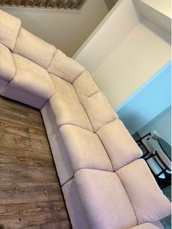 Beige couch