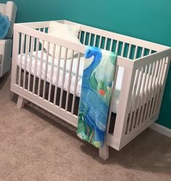 3-in-1 Convertible Crib - Mattress Included - Like New
