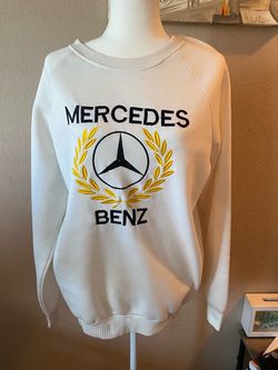 Mercedes Benz Embroidered Crewneck Sweatshirt