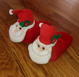 Kid's Santa Slippers