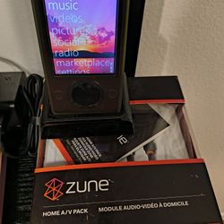 30gb Microsoft Zune - Brown - Includes Home A/V Pack And Charging Base