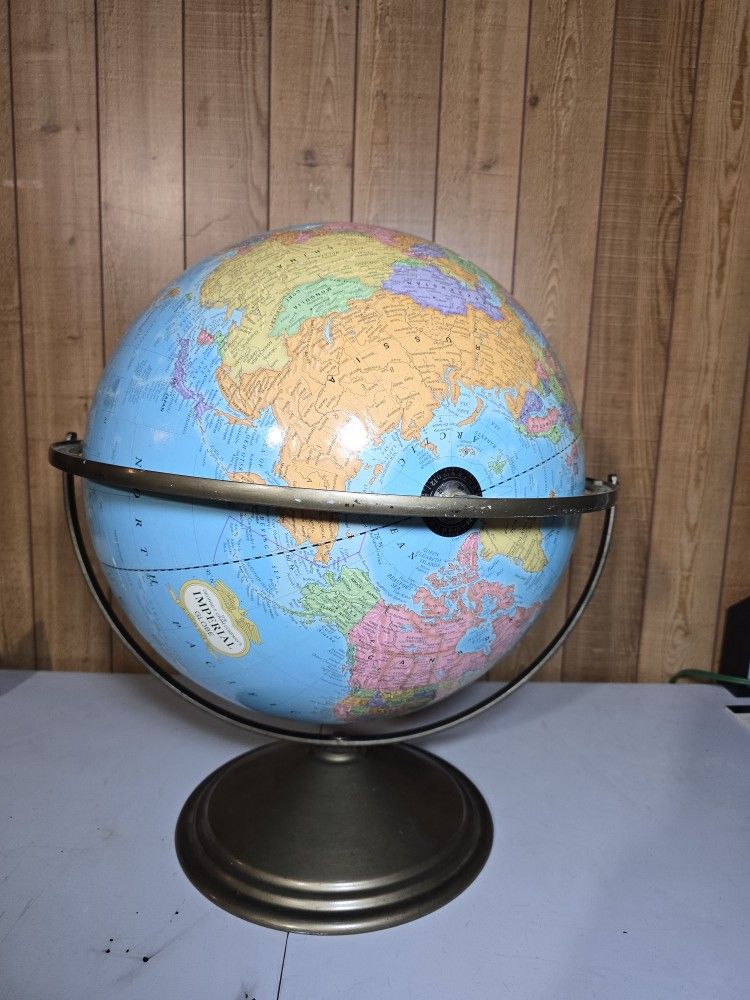 16" Globe World Map.