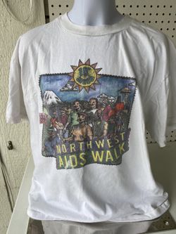 1996 northwest Aids walk t shirt size large