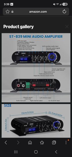 2.1 audio power amplifier $20