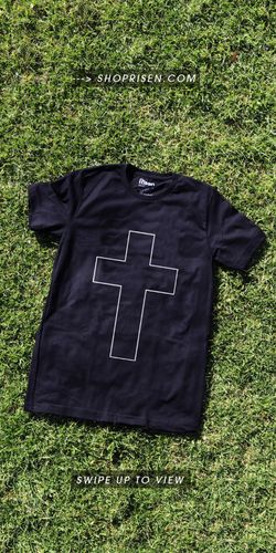 Cross Christian t-shirt for the holidays Christmas and for a gift
