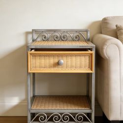 Pier 1 Wicker Nightstand