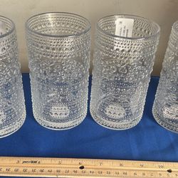 Pioneer Woman 4 Piece Glass 18oz Set