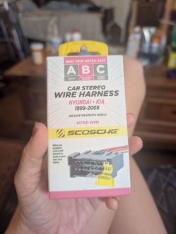 Car stereo wire harness