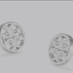 Tory Burch silver stud earrings