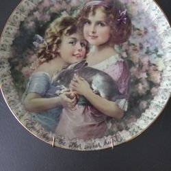 Collectors The Bradford Exchange Plate #1963A Limited Edition Stamp on Back w Plate Holder No Cracks or Chips