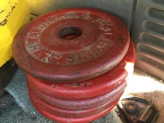 Standard weight plates 1”
