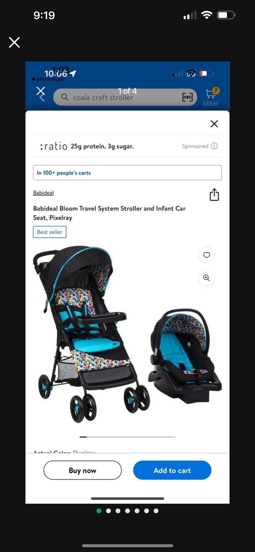 Light Weight Stroller  And Car Seat