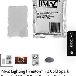 Cold spark granules for firestorm f3