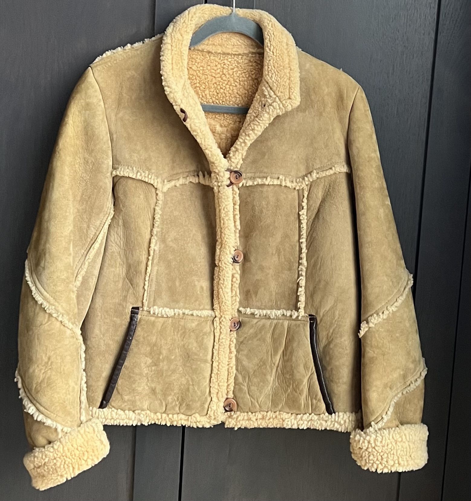 Sheepskin/Suede Winter jacket- Made In New Zealand