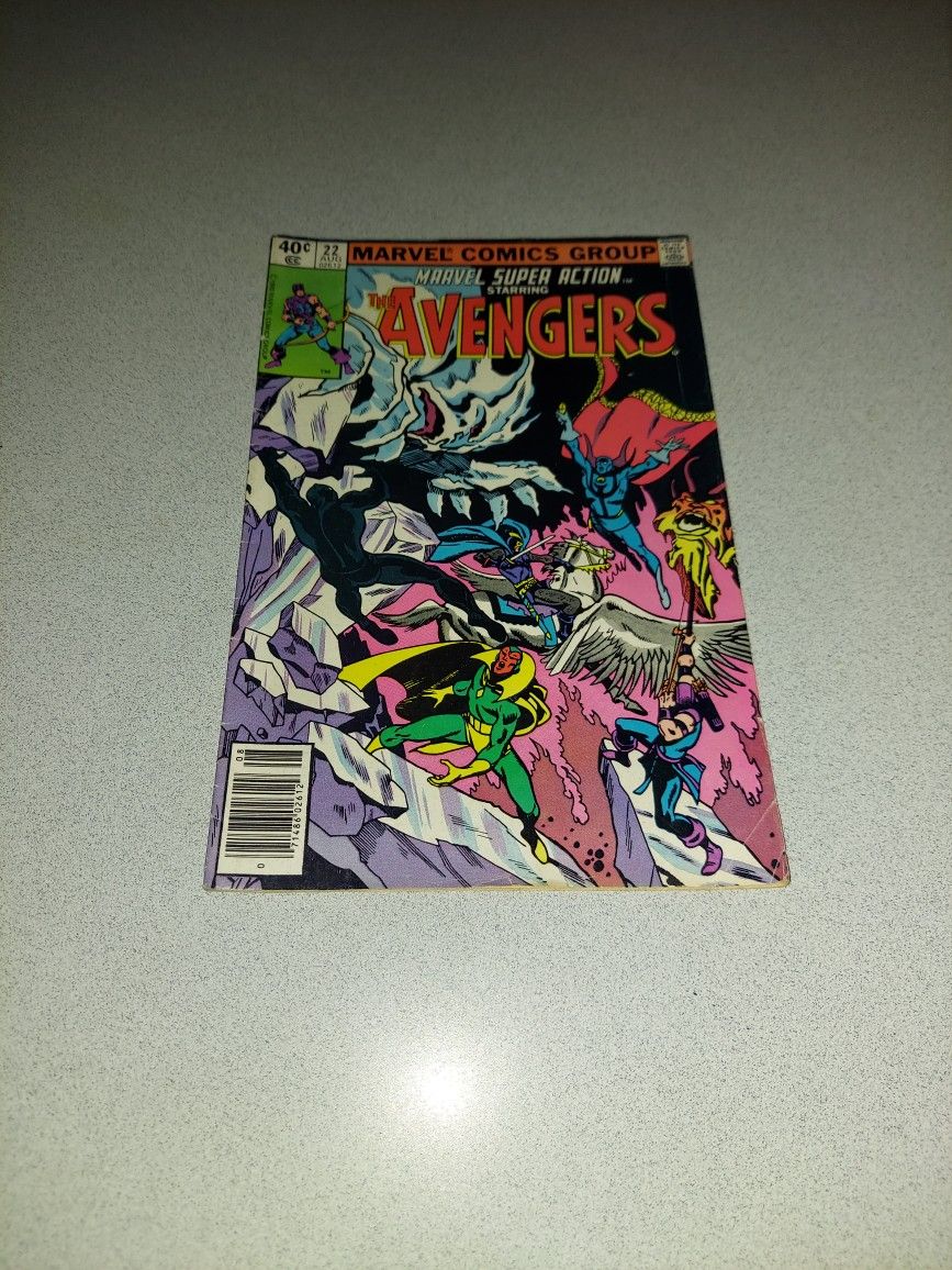 VINTAGE 1980 MARVEL SUPER ACTION STARRING THE AVENGERS #22 COMIC