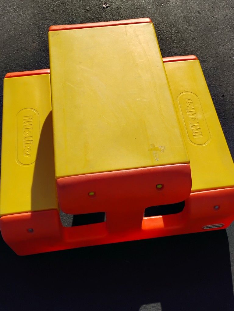 Vintage Little Tikes Child Picnic Table 