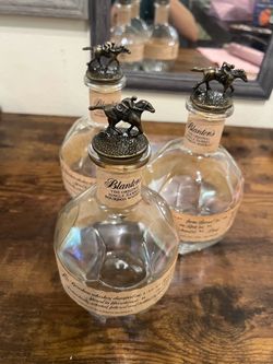 Blanton's Single Barrel Bourbon Empty Bottles with Stoppers