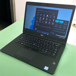 Dell i5 vPro 8th Quad Core Full HD Touchscreen laptop / Windows 11 Pro / SSD 256GB / RAM 8GB / Camera / HDMI / USB C / Bluetooth / Charger / Backlit