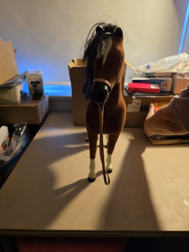 Retired American Girl Doll Horse And Accessories