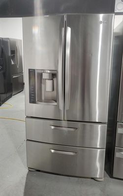 LG 4 Door Stainless Steel Fridge
