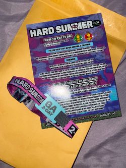 Hard summer 2day GA ticket