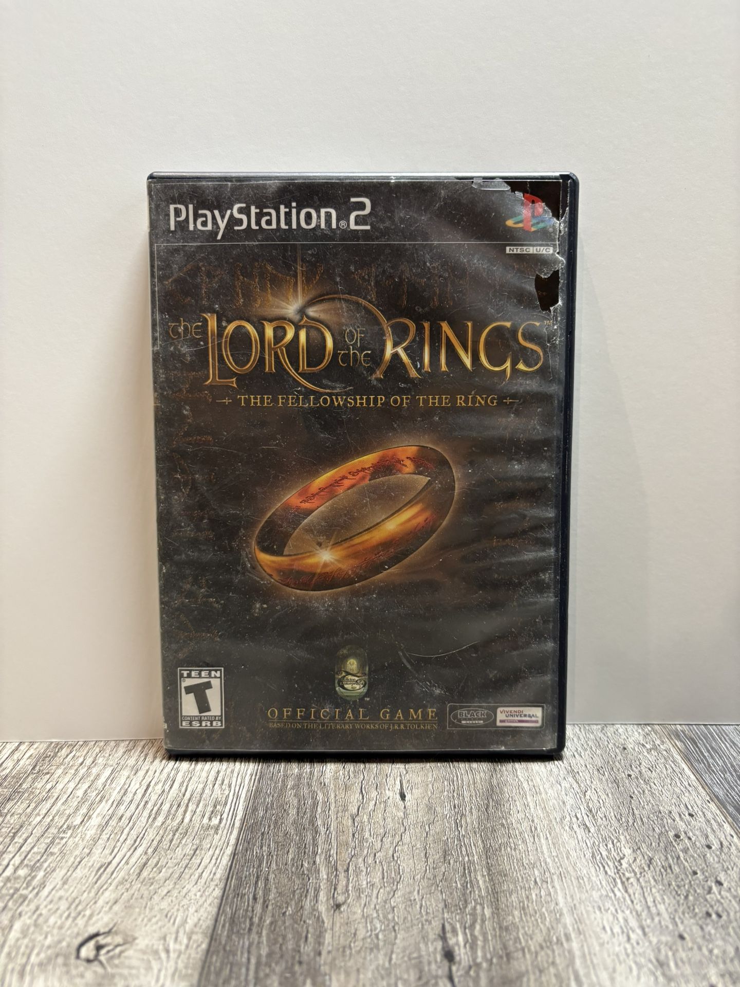 Lord of the Rings: The Fellowship of the Ring (Sony PS2) CIB w/REG CARD Working