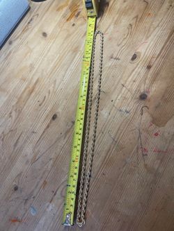 Gold-Tone Rope Chain Necklace