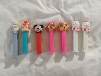 PEZ Dispensers Mixed Lot of 7