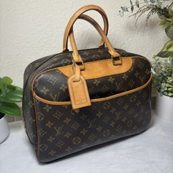 Louis Vuitton Monogram Deauville Bowling Bag – Made in France