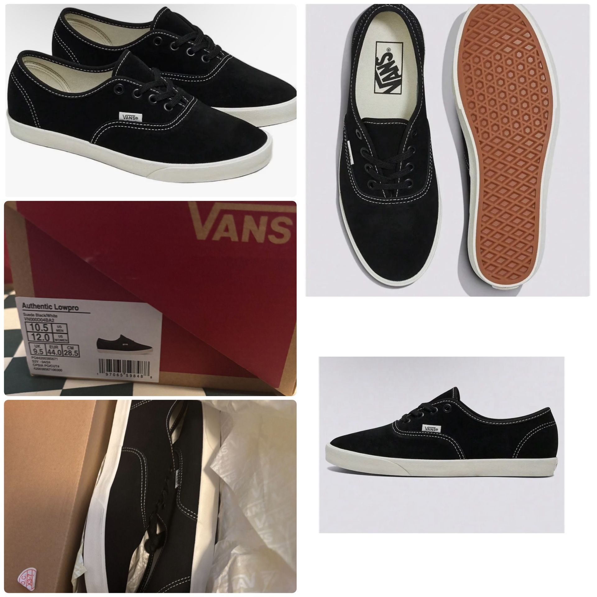 Vans Authentic Low Pro 10.5 Men / 12 Women