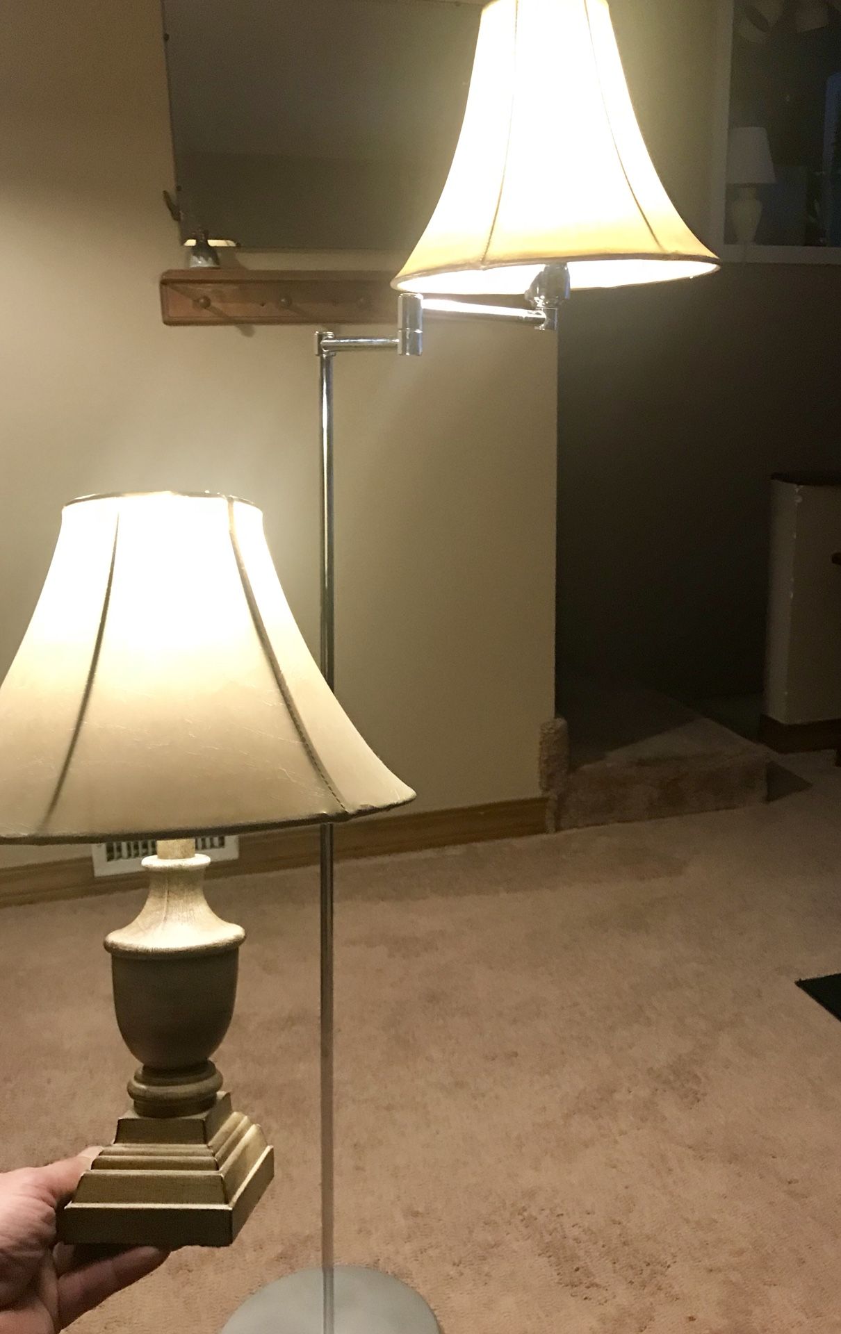 2 matching lamps for sale. $20 for both!