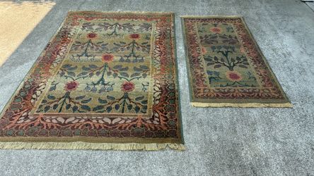 TWO NICE AREA RUGS