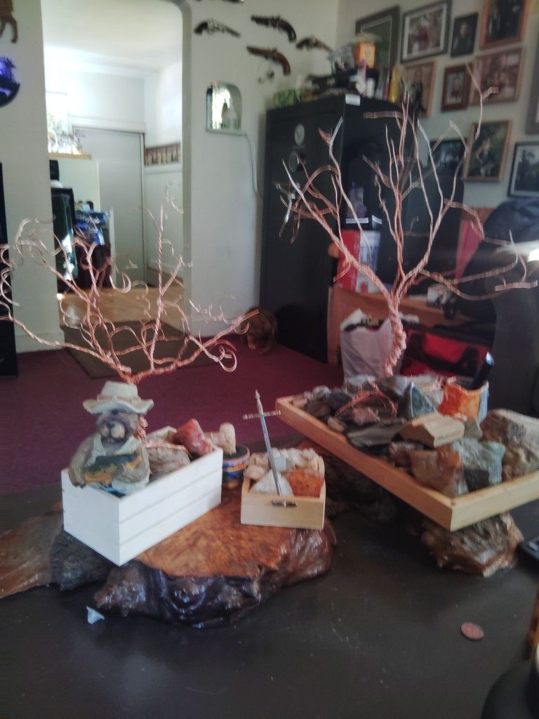 Wire Art, Polished Rocks