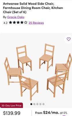 Solid Wood Dining Chairs
