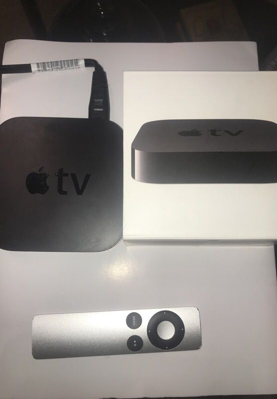 Apple TV with box
