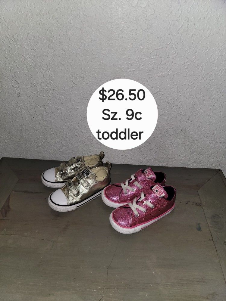 Toddler Girls Converse Bundle Sz. 9c