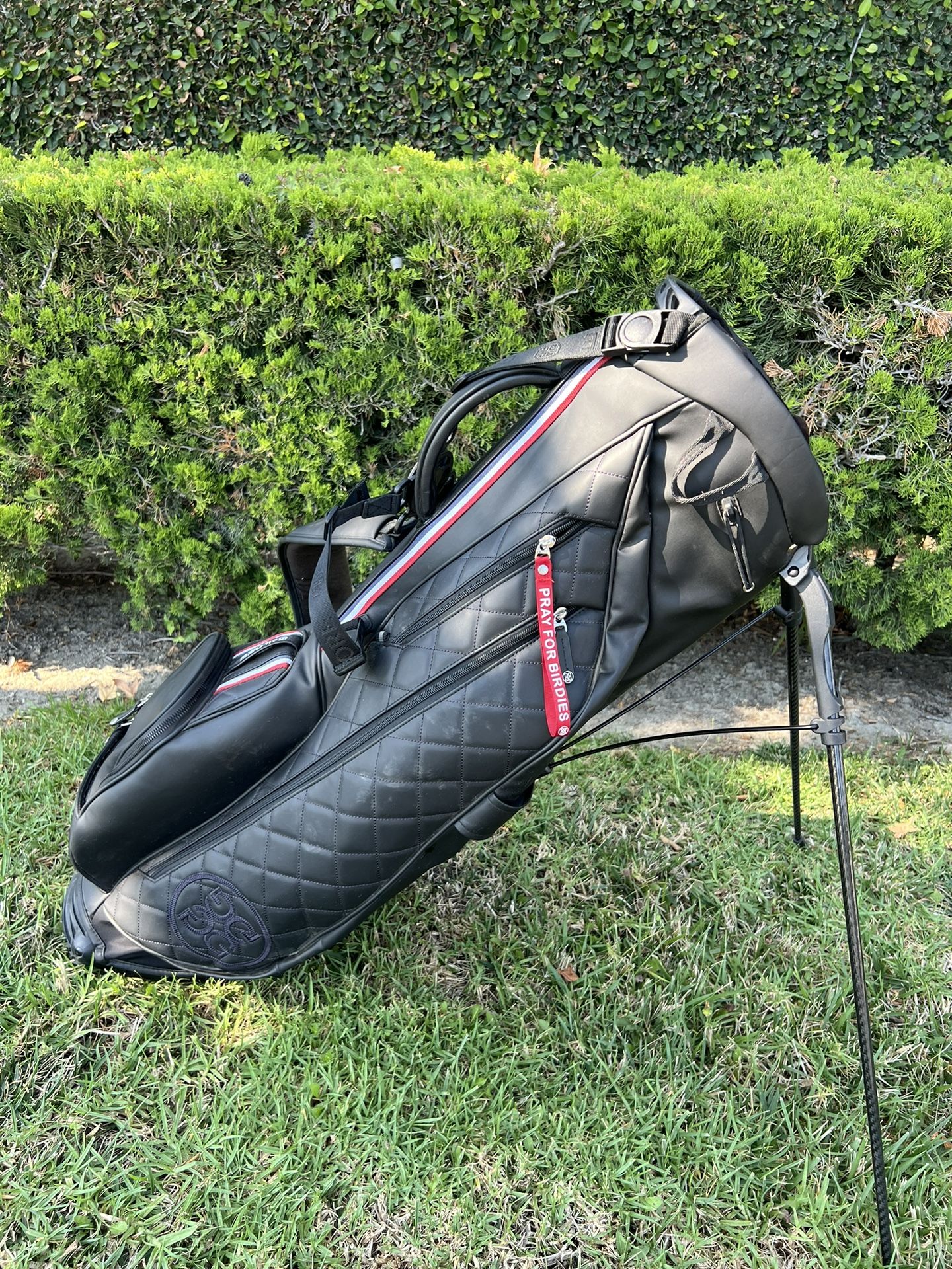 G/Fore Daytona Plus Golf Stand Bag, Onyx G4, black