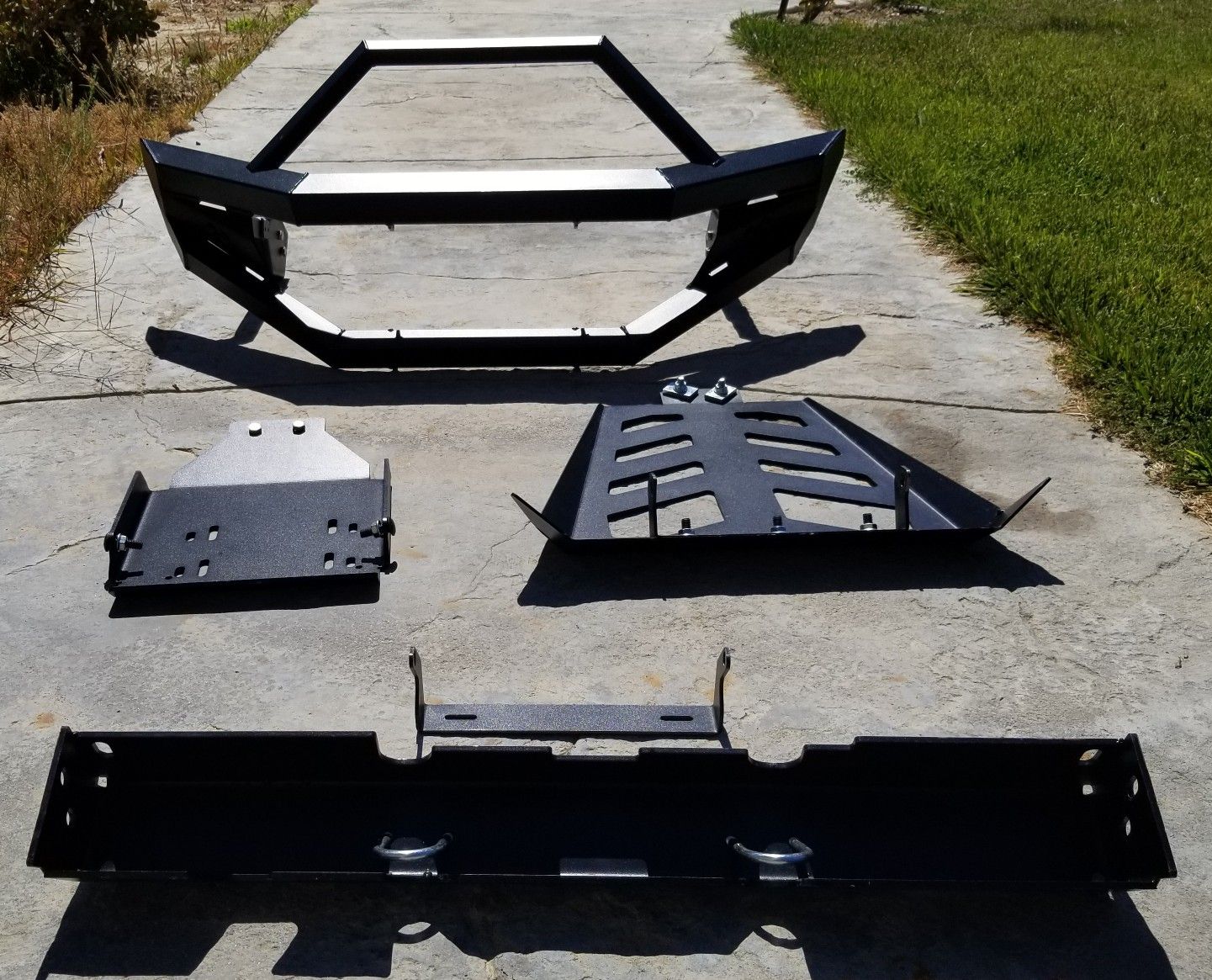 Polaris RZR 900 Heavy Duty Square Tube Front Bumper from Bad Dawg