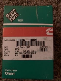 Cummins Onan voltage regulator