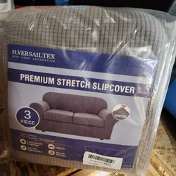 3 piece premium stretch Sofa cover