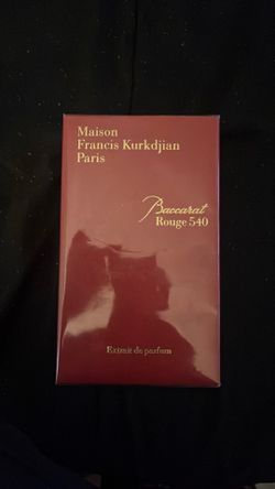 Baccarat Rouge 540 Maison Francis Kurkdjian paris