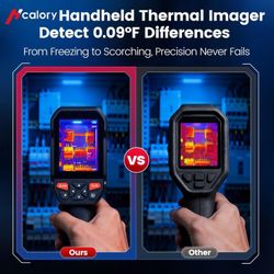 T2-G Handheld Thermal Camera with 512*384 TISR Resolution, 256*192 IR Resolution, 8GB Memory, -4°F to 1022°F, 6-Hour Battery Life, 25Hz Infrared Camer
