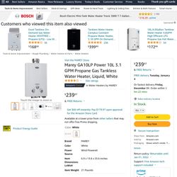 Marey Water Heater Looks Like New 
